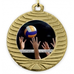 Medal złoty SIATKÓWKA 40 mm